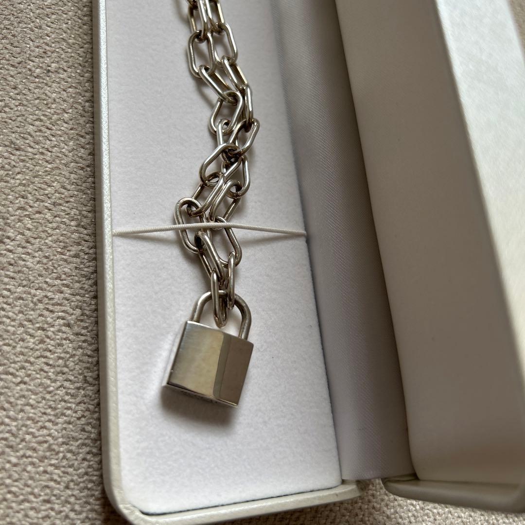 アクセサリー RePLAY PADLOCK NECKLACE silver925