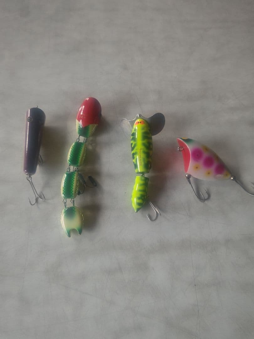 トップウォーター用ルアー 4点セット