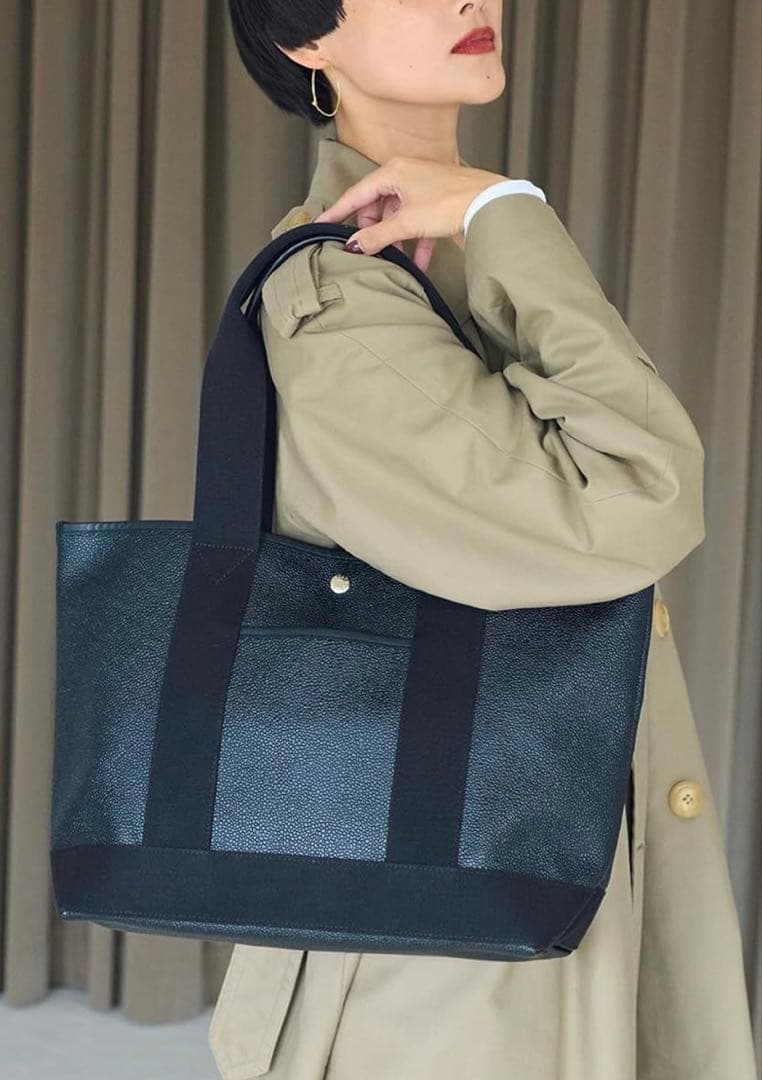 限定【Breath TOPKAPI】スコッチグレイン ロングハンドルトートバッグ
