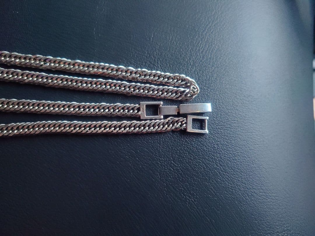 ニ*コ様 シルバー925喜平ネックレス 8面トリプル