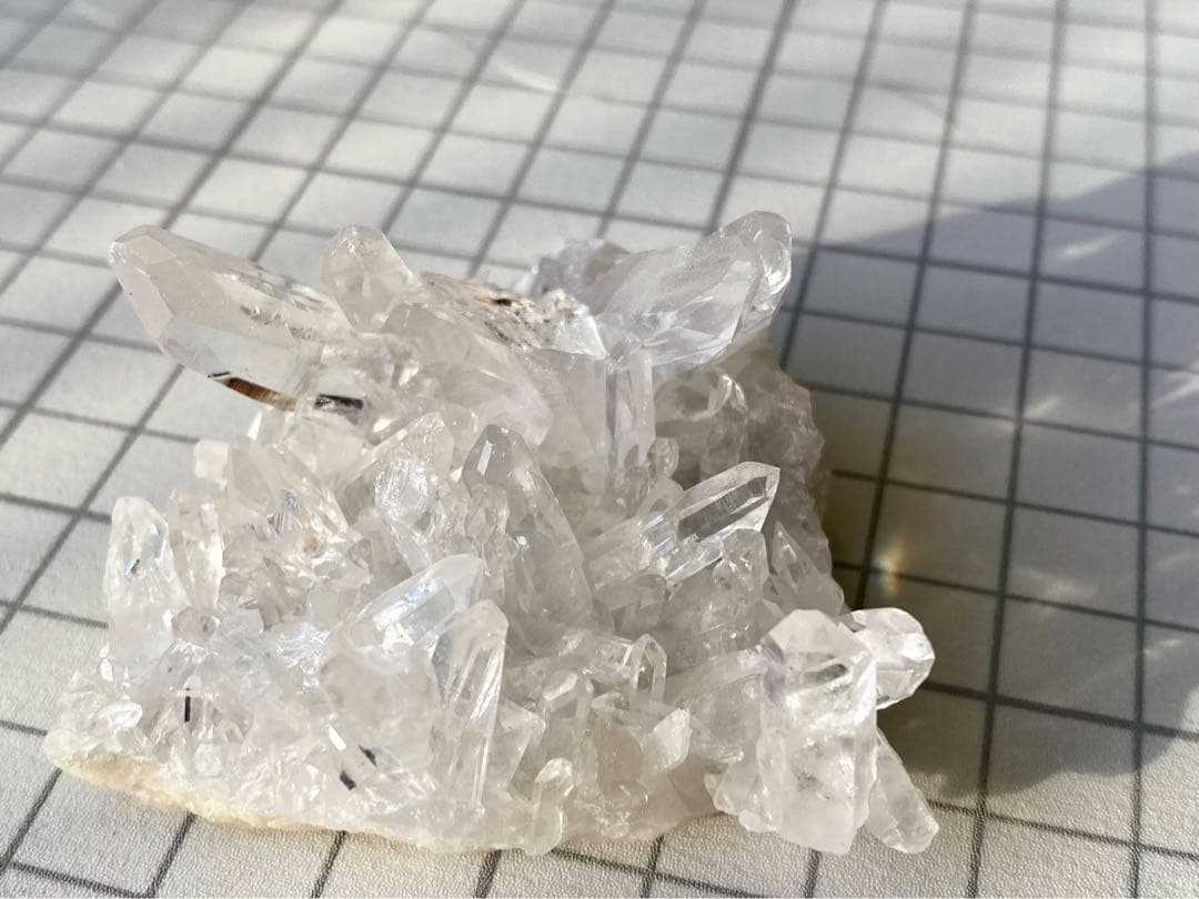 ゼッカデソウザ産　水晶クラスター　天然石　ゼッカクリスタル　タイムリンク