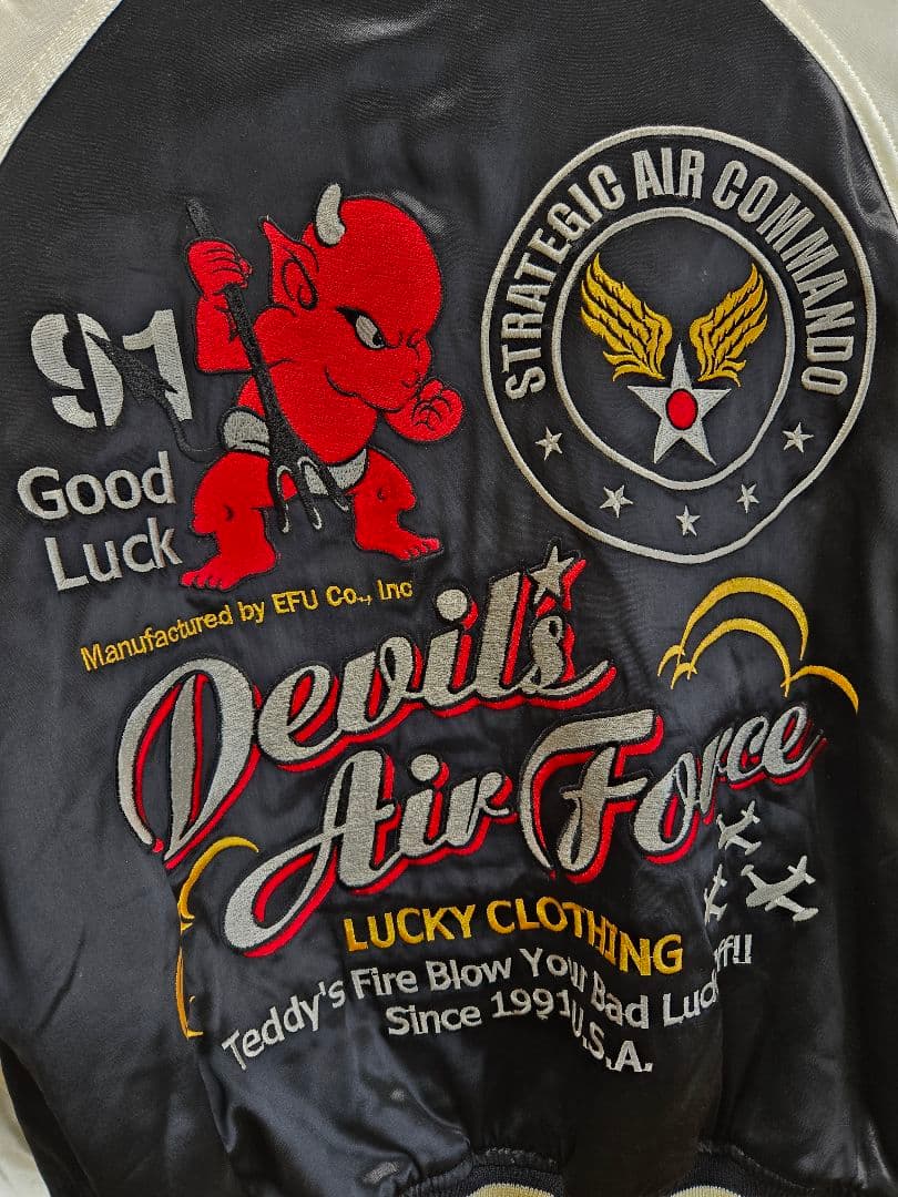【希少】Devil's Air Force TEDMANリバーシブルスカジャン