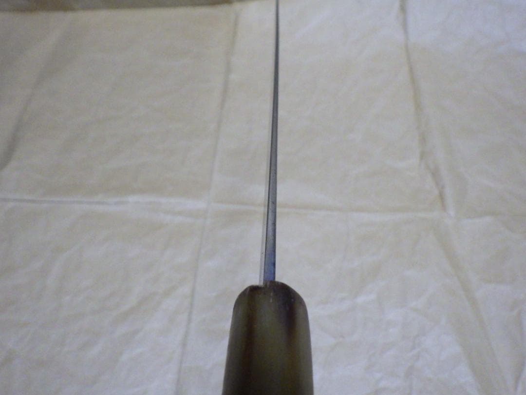 本焼★正本総本店/純日本鋼フグ引き包丁刃渡り270ｍｍ★　　209