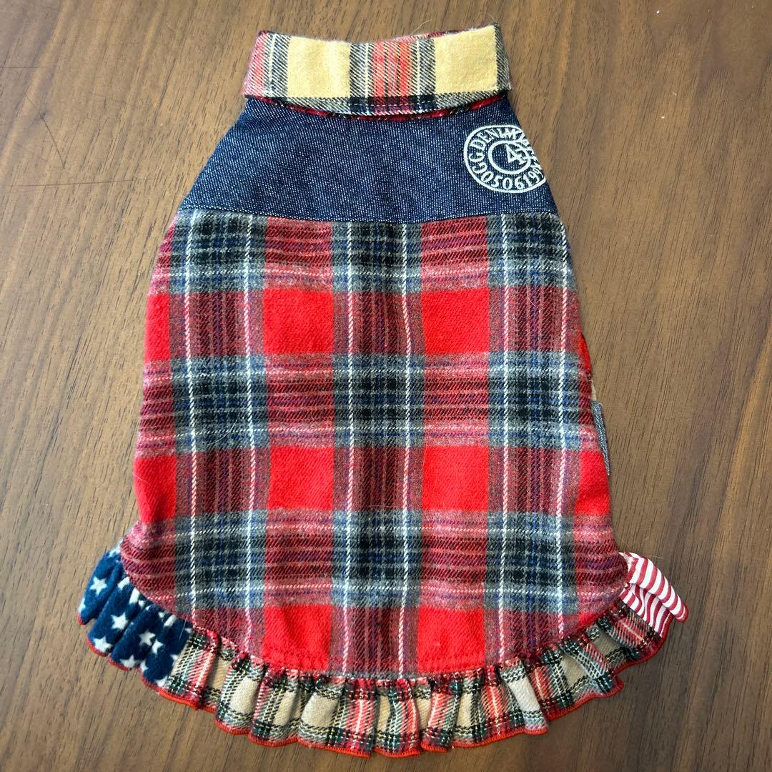 アトリエgg★チェックワンピ19ハーフ★パッチワーク　ネル素材