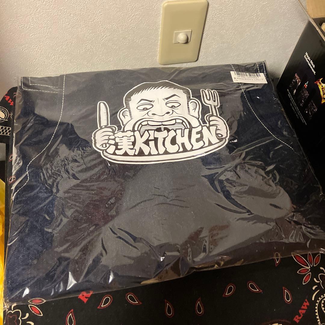 漢Kitchen エプロン☆デニム☆