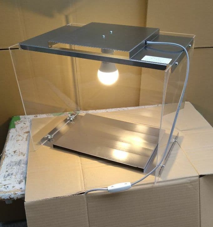 ランプ付き アクリル製 食品ホットショーケース 焼鳥 ホットドック 学園文化祭り