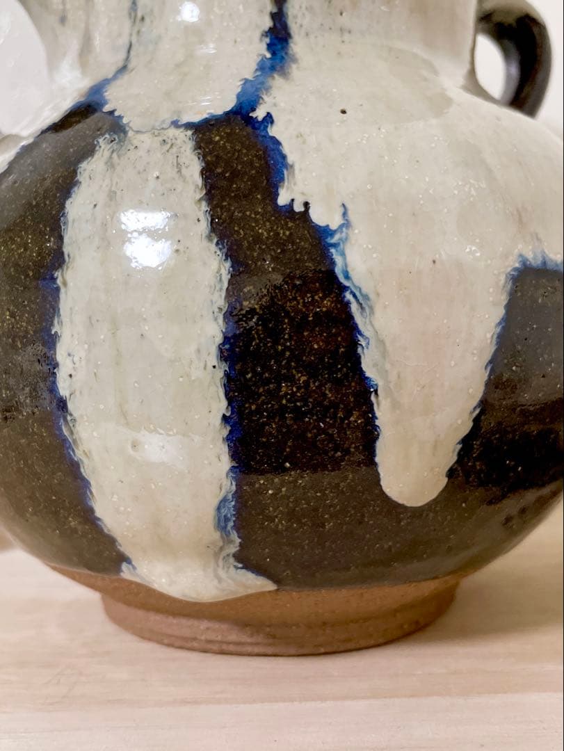 両持ち手付き花瓶　花瓶 フラワーベース　壺