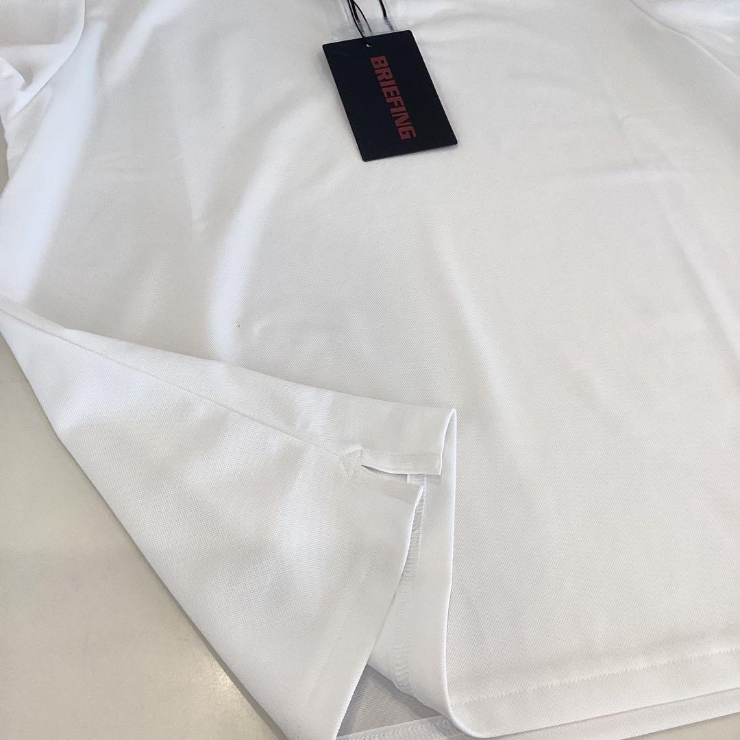 新品　BRIEFING MEN’S MINI LOGO POLO ホワイトS