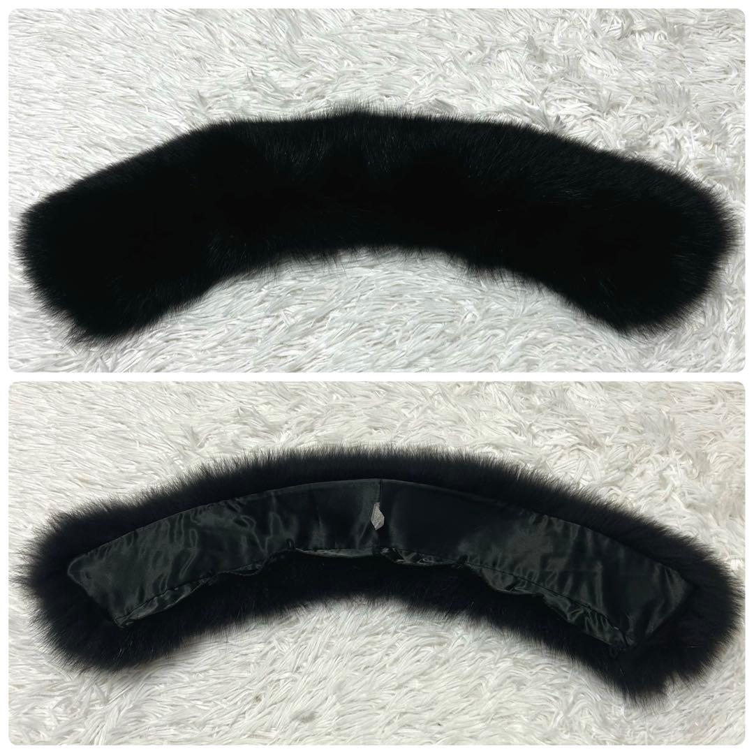 【タグ付き】I’hiver カシミヤ100％ Aラインコート ブルーフォックス