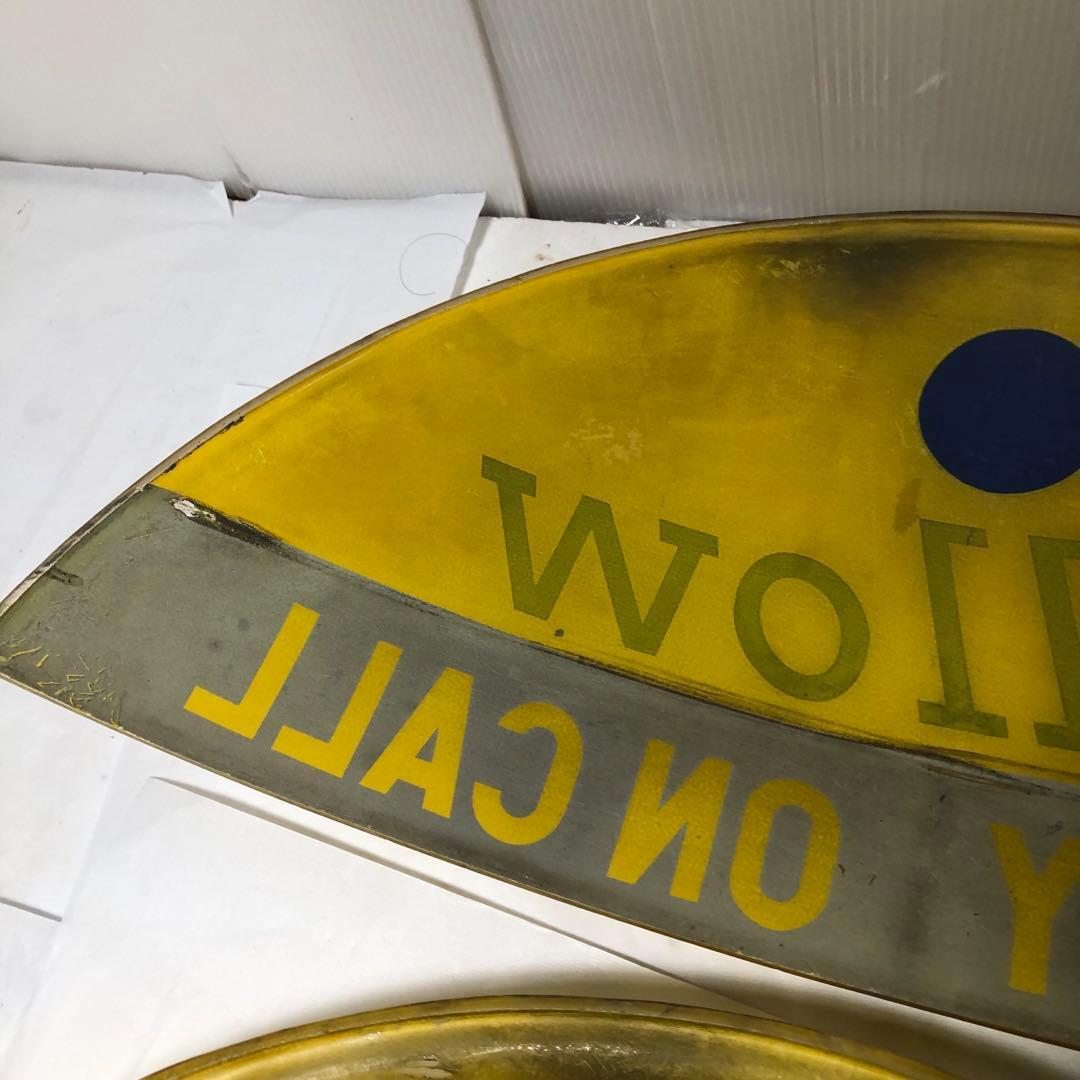 Yellow Cab Taxi タクシー イエローキャブ 行灯　レトロ