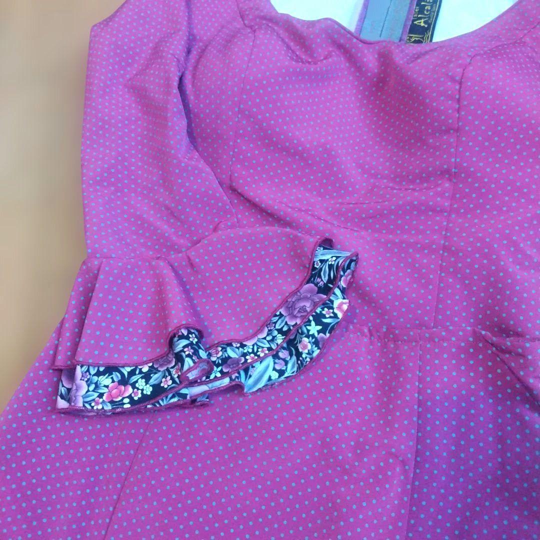 フラメンコドレス ツーピースハイウエスト