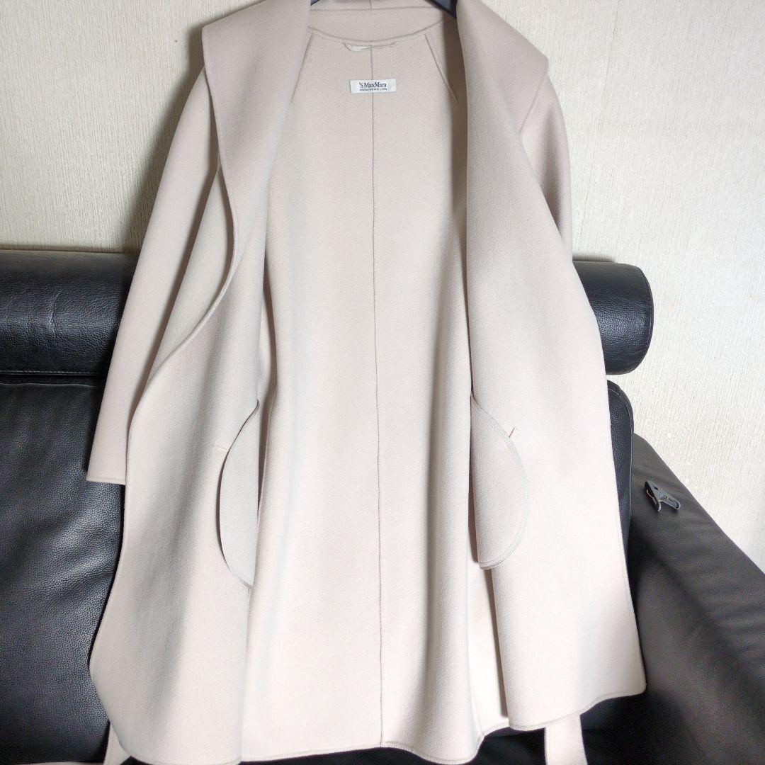 S Max Mara MESSI　エクリュロングコート