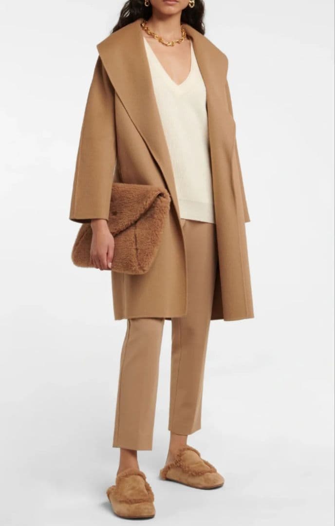 S Max Mara MESSI　エクリュロングコート