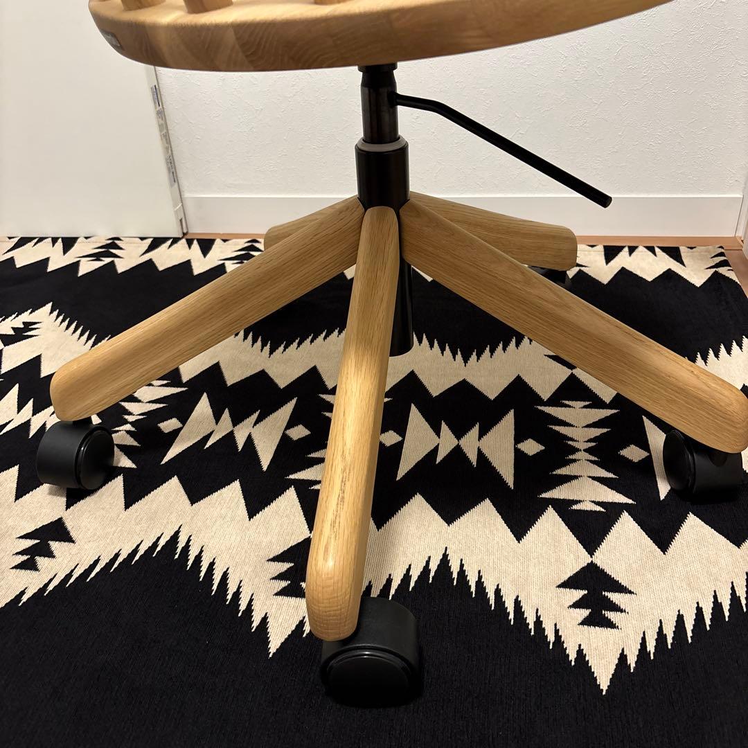 美品 Karimoku カリモク ウィンザー　デスクチェア XF4001