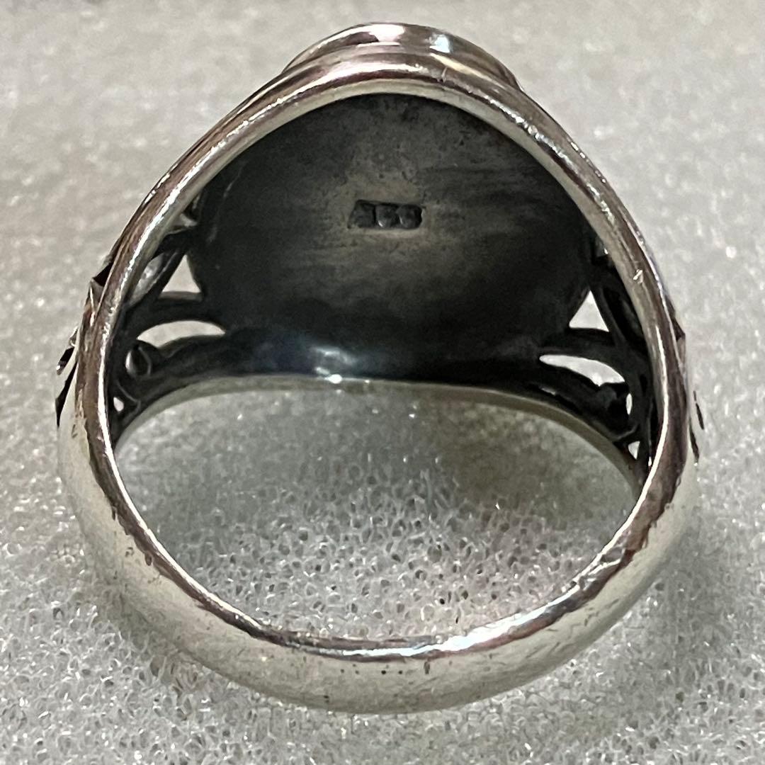 オパール SILVER 925 指輪 シルバーリング 17号