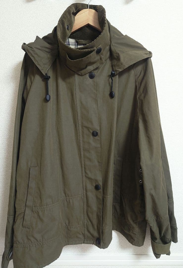 Barbour バブアー コート ショート ミリタリー レディース カーキM美品