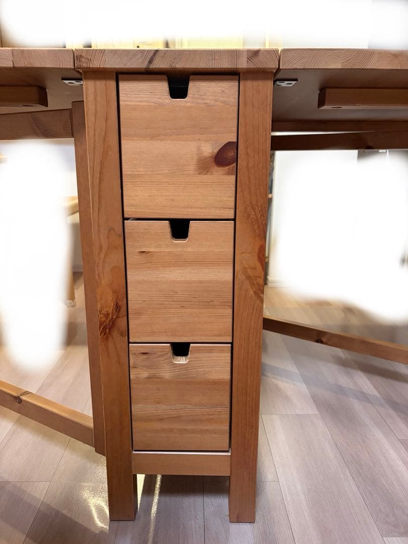 【専用】IKEA 木製折りたたみダイニングテーブル