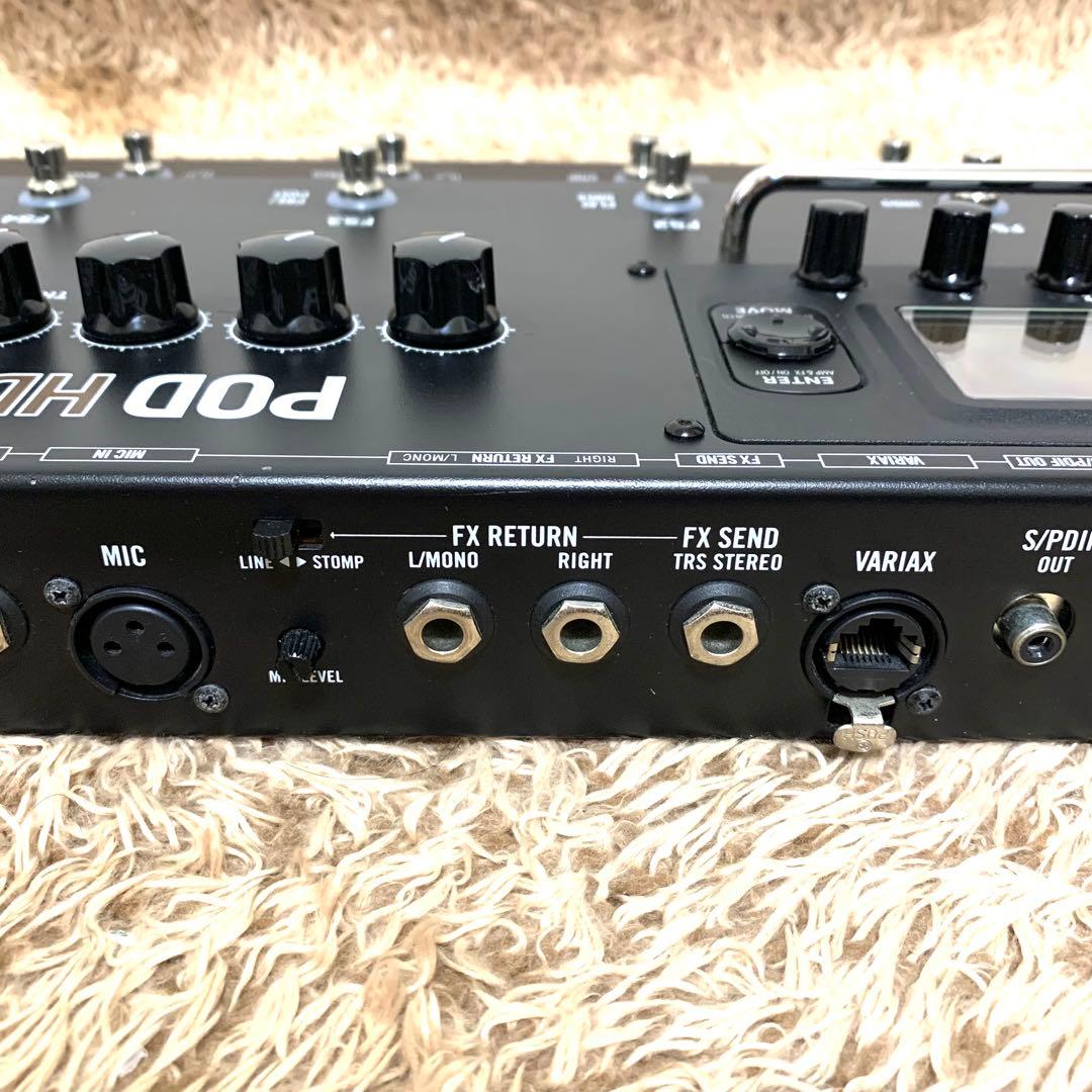 【美品】LINE6 POD HD500X①動作確認済 社外適合ACアダプター付属