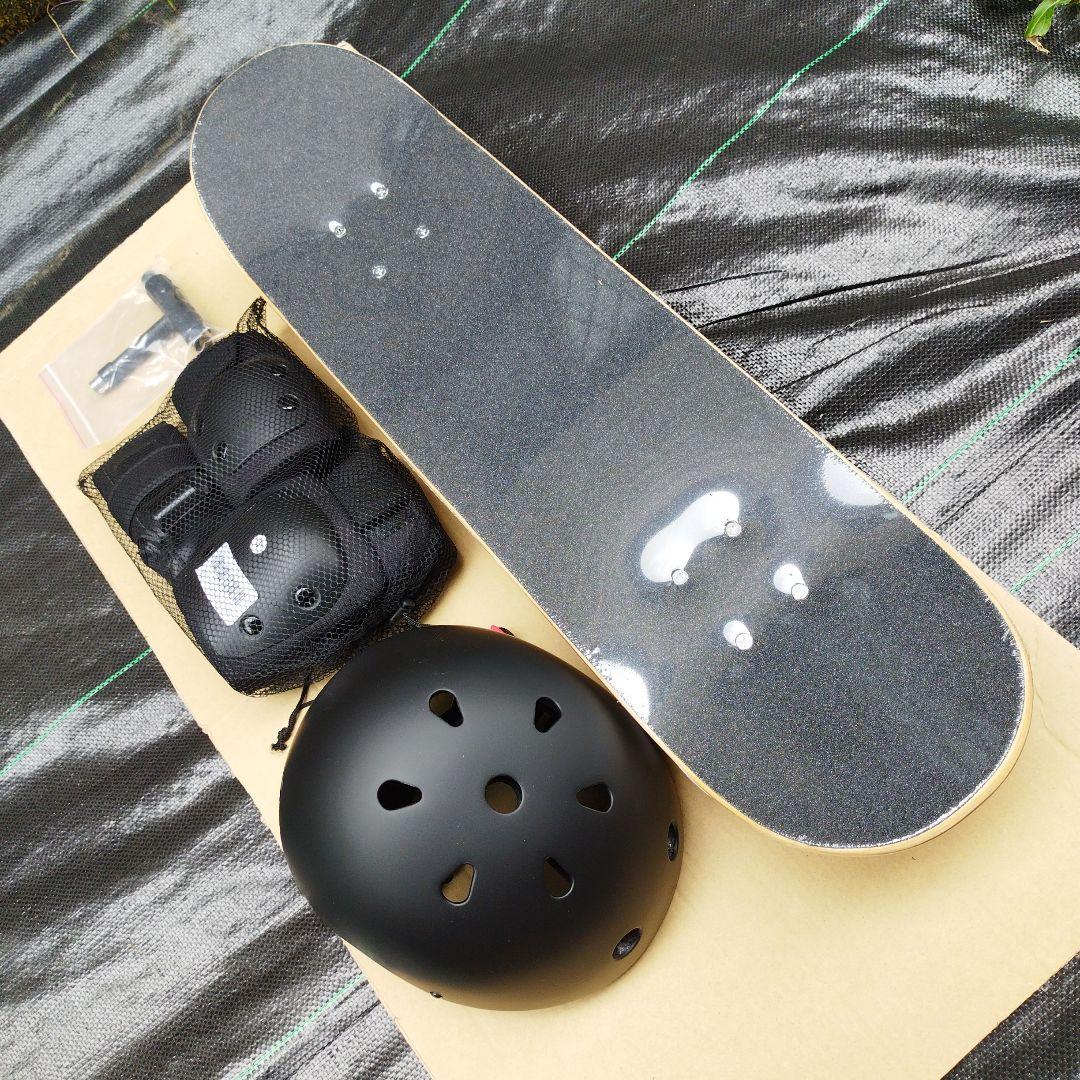 キッズ サイズ プロテクター ヘルメット 付き スケートボード スケボー 完成品