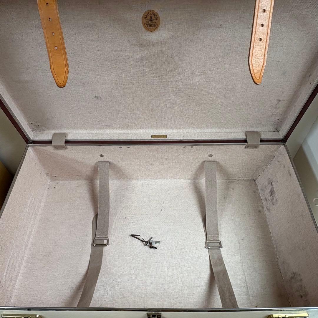 GLOBE-TROTTER サファリ　33インチ　キャリーケース　トロリー　白