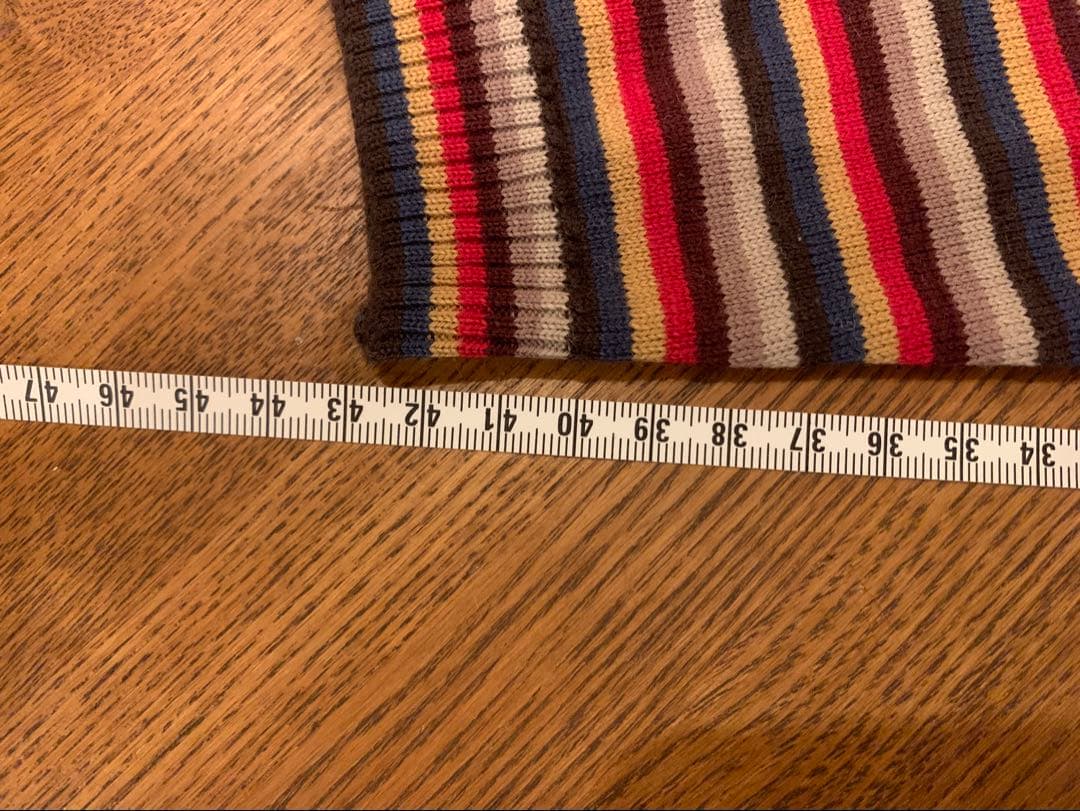 JOHN SMEDLEY ストライプ 長袖カットソー S