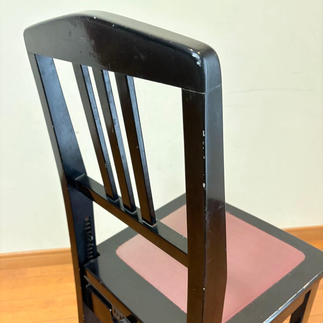 【動作良好・匿名配送】トムソン椅子 半艶塗装 アップライトピアノ