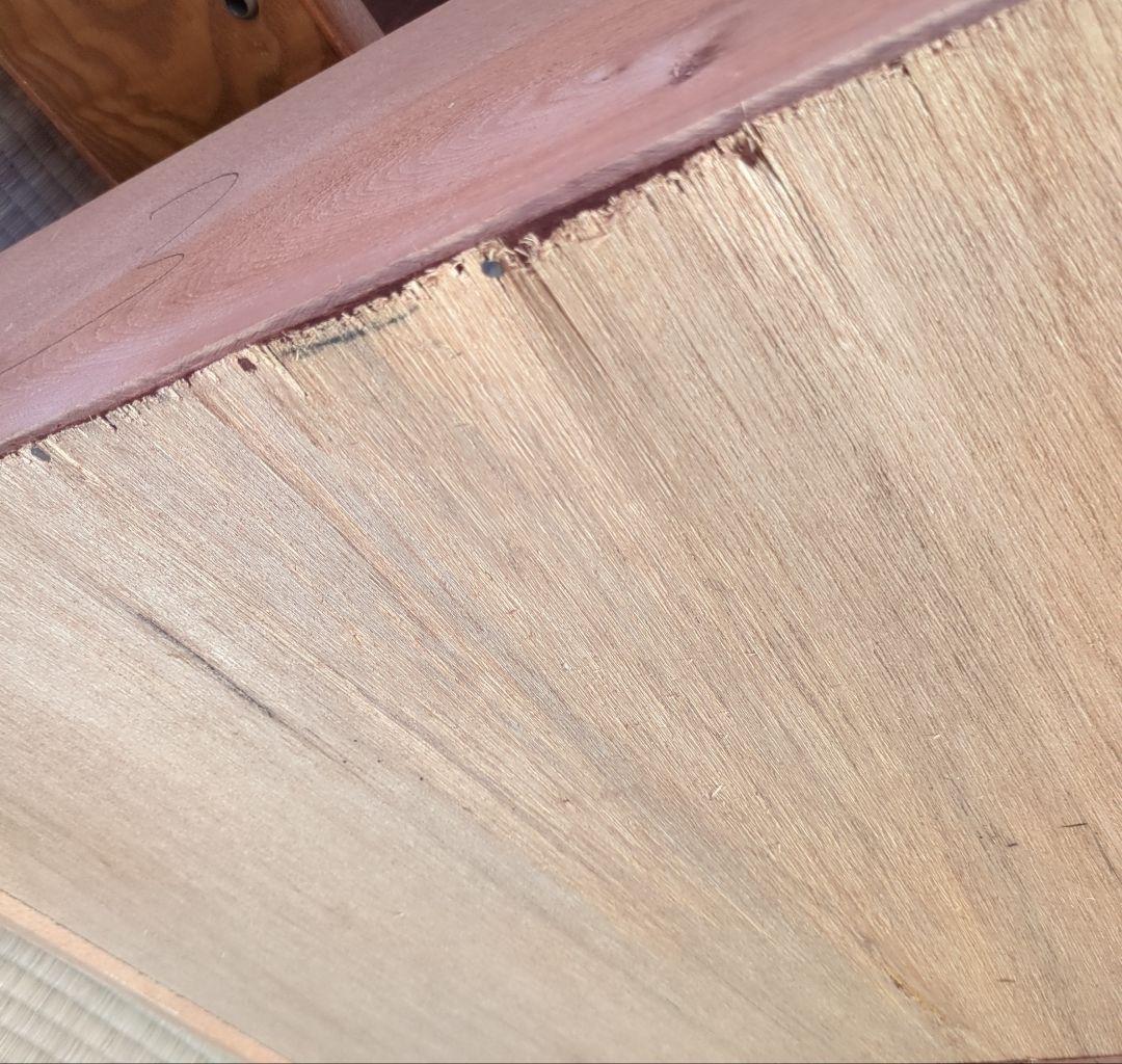 昭和　レトロ　タンス　箪笥　チェスト　引き出し　波板ガラス　ガラス戸