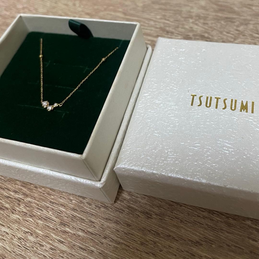 TSUTSUMI K18イエローゴールドダイヤモンドブレスレット