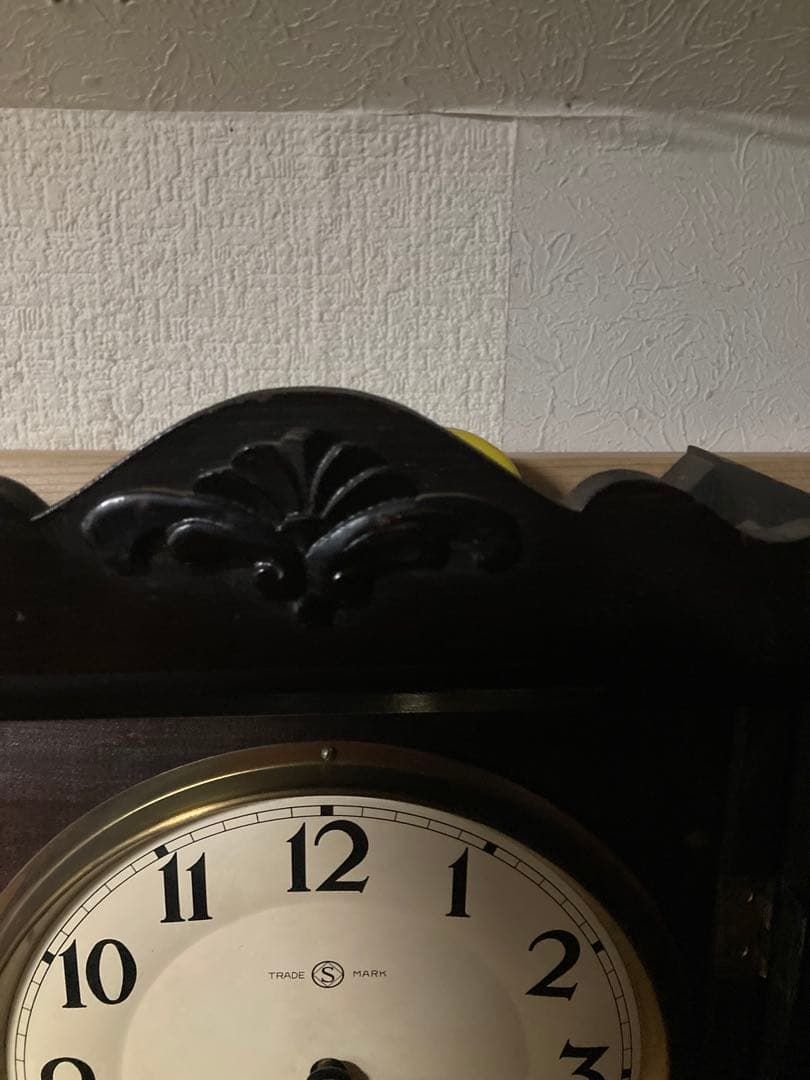 SEIKOSHA 柱時計 宮型本打ち式ボンボン時計 稼働中