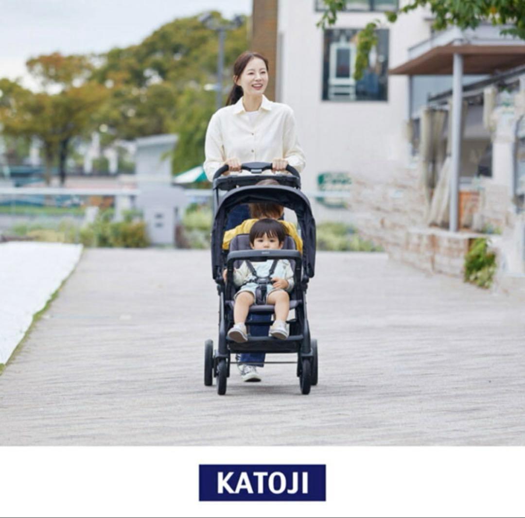 【新品】KATOJI 二人でゴーDX シングルタイヤ 2人乗り 3way