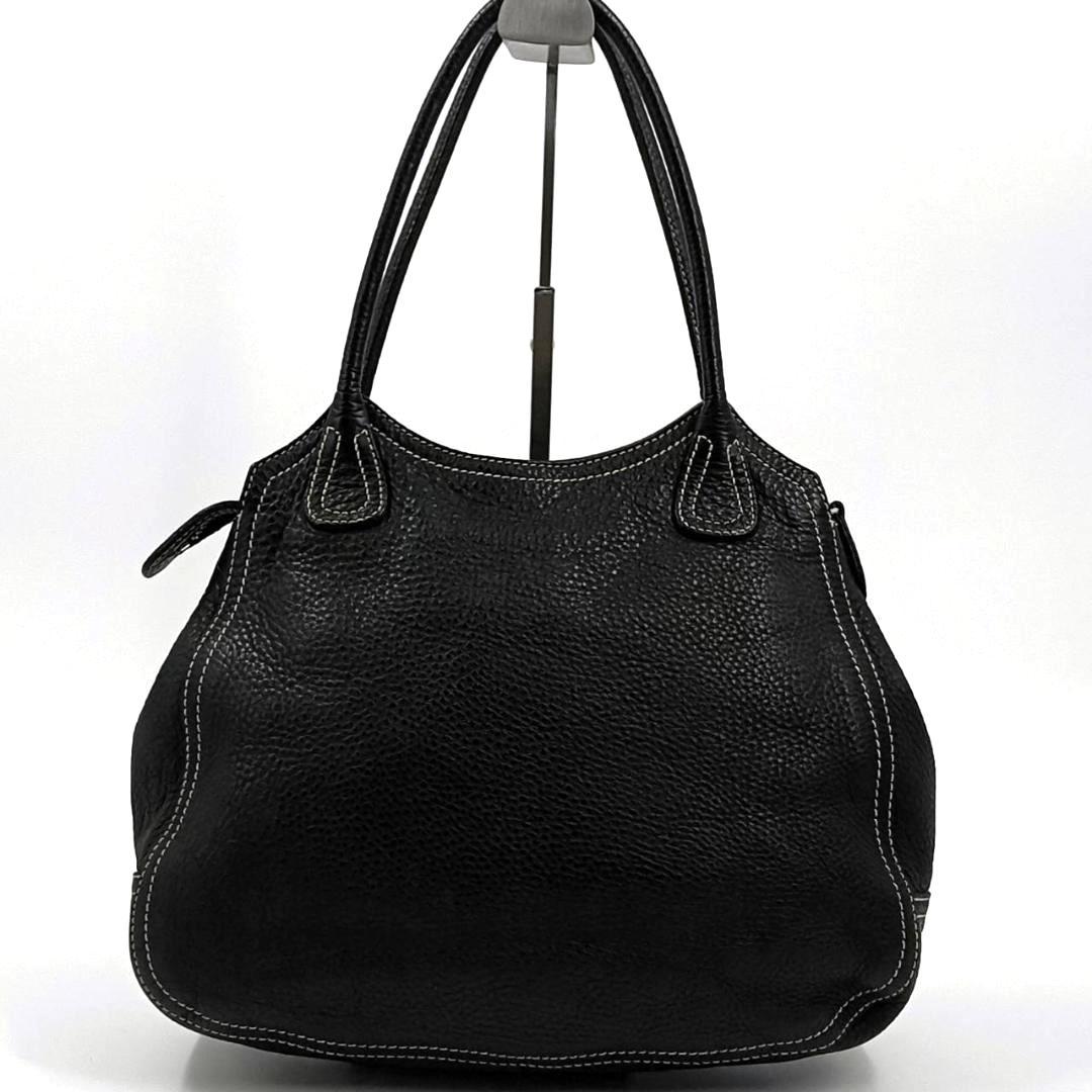 極希少✨️プラダ Archive ヴィッテロダイノ トートバッグ シボ革 黒