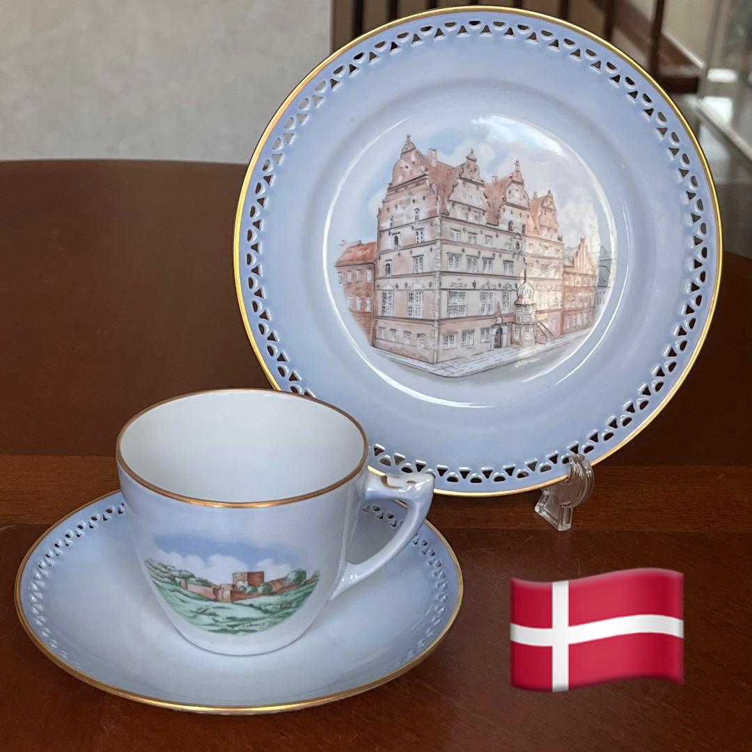 【ビンテージ】B&G★Sverige servisen★トリオ