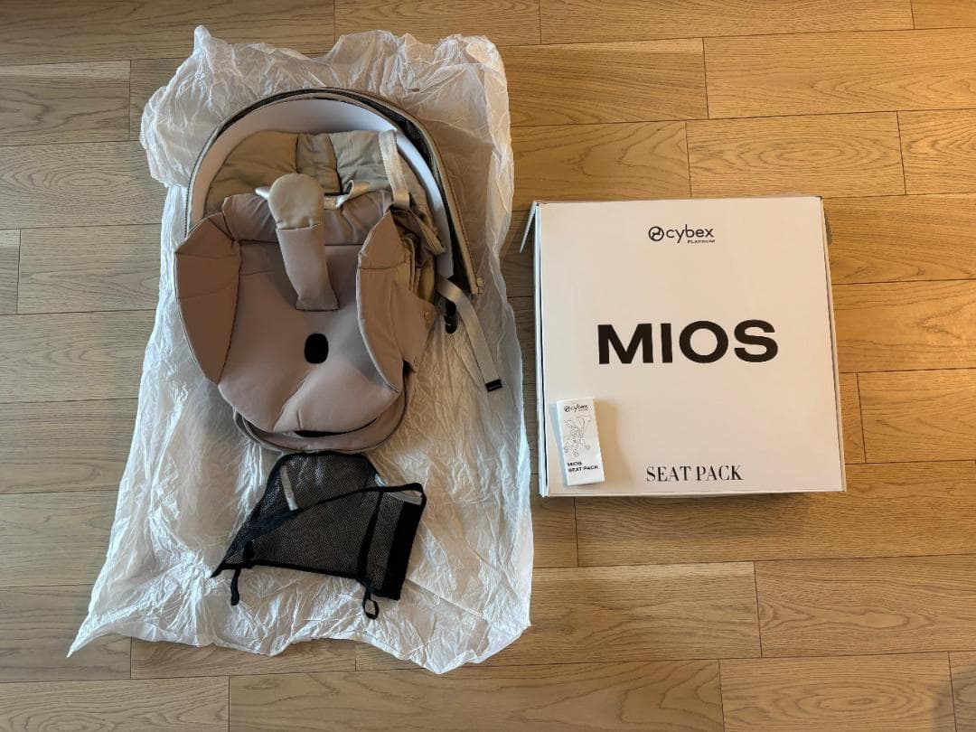 【25年9月購入/未使用】サイベックス ミオス JP3 シートパック ベージュ
