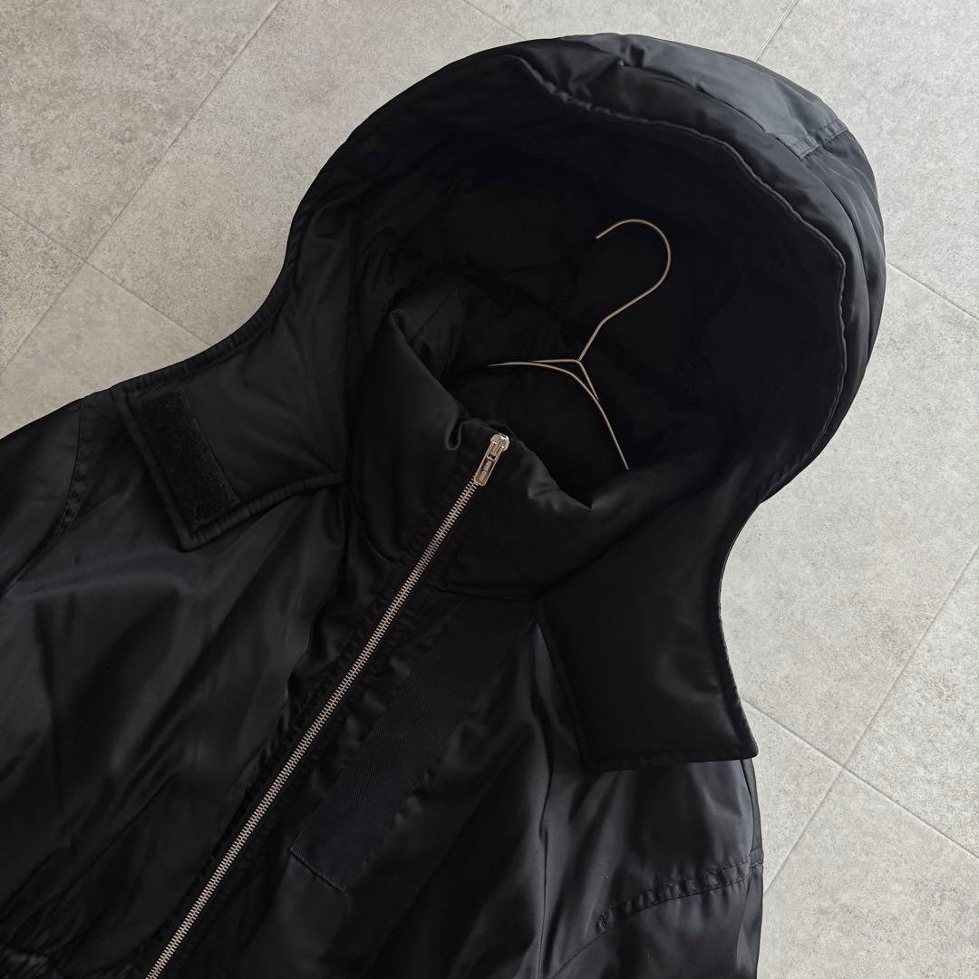 ミュウミュウ　MA-1　ボンバー　フレア　ダウンジャケット　38　Y2K　黒