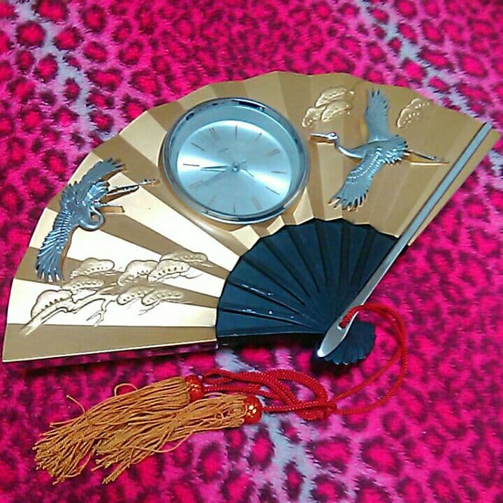 金時計扇子型