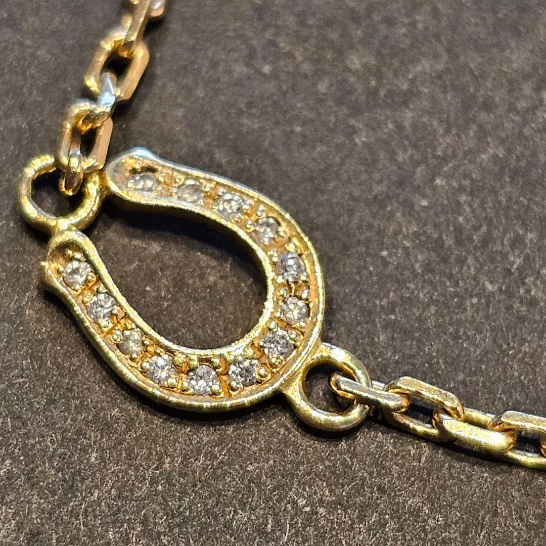 シンパシーオブソウル K18 ホースシューブレスレット