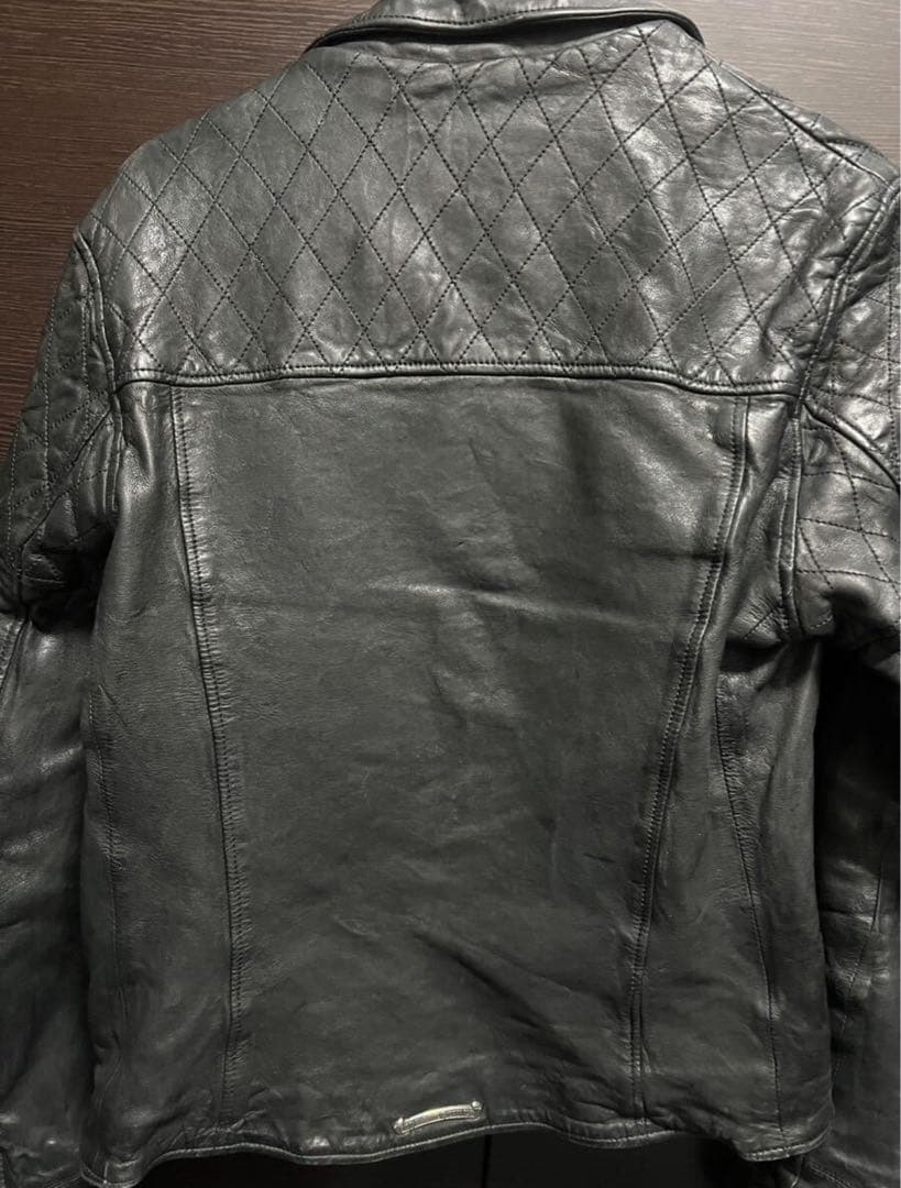 クロムハーツ クリティンレザー ライダース ジャケット12