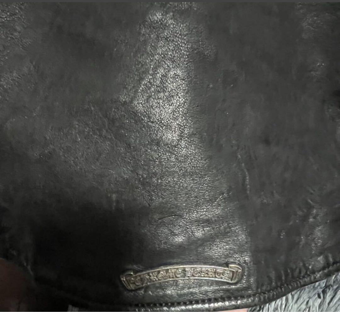 クロムハーツ クリティンレザー ライダース ジャケット12