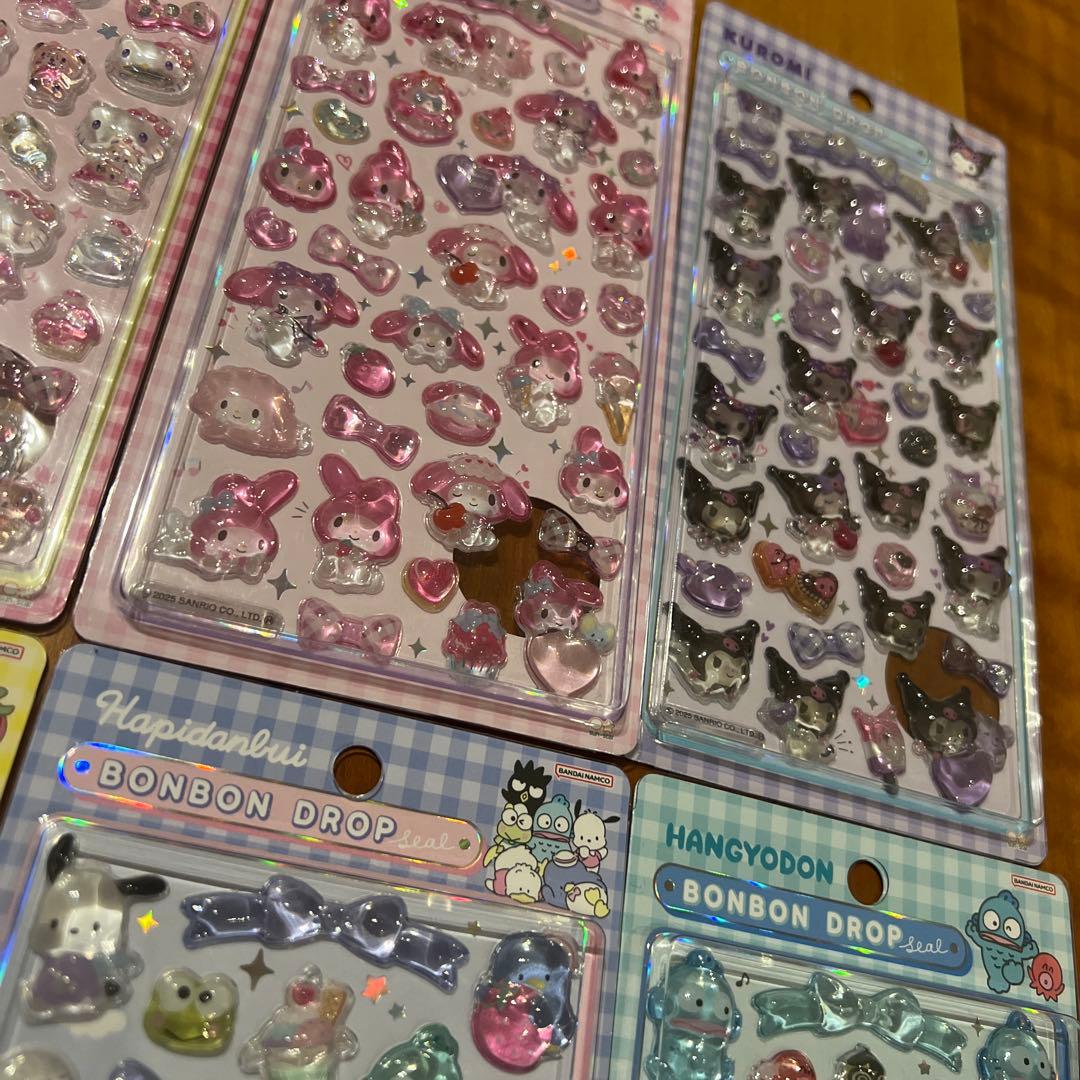 【新品未開封】サンリオ ボンボンドロップシール　第二弾 コンプリート 8点