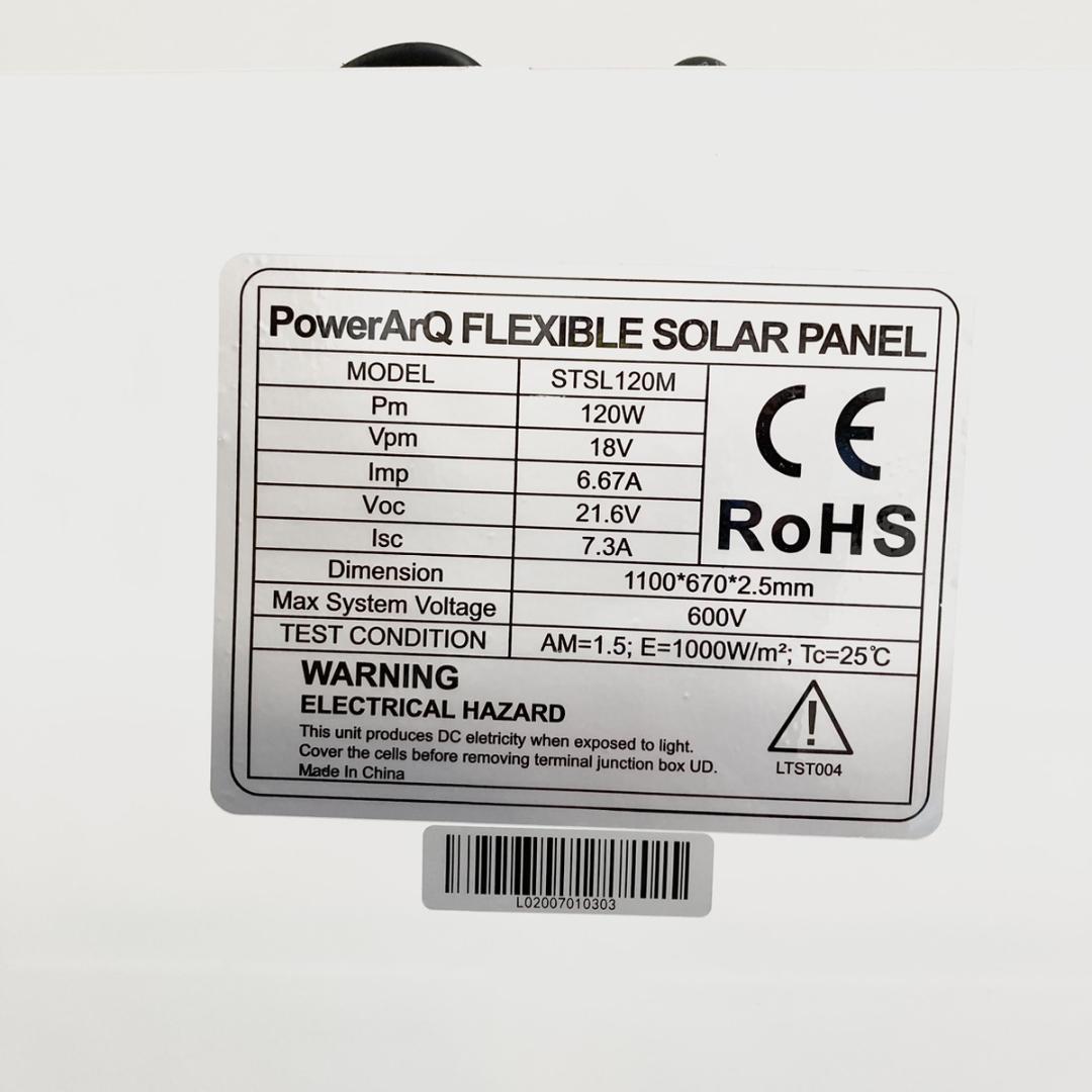 Power ArQ フレキシブルソーラーパネル アウトドア キャンプグッズ