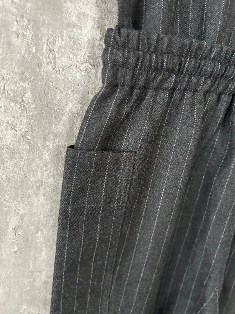 完売品 nicholson&nicholson ウールストライプオールインワン