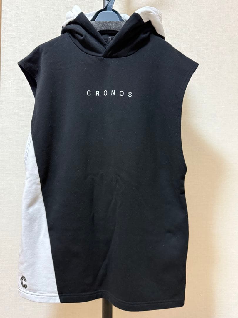 CRONOS ノースリーブフーディ L クロノス