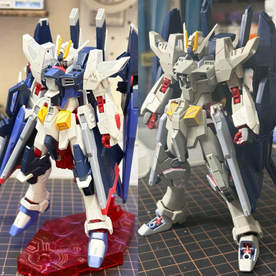 HG アメイジングストライクフリーダムガンダム　全塗装　完成品　徹底改修