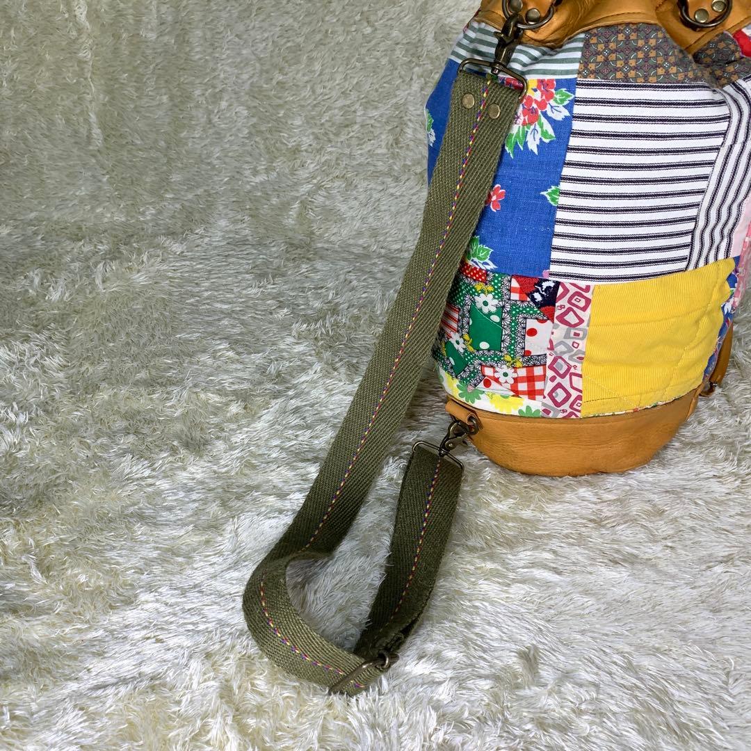 ナスングワム アーリーモーニング コラボ ワンハンド ボンサック パッチワーク