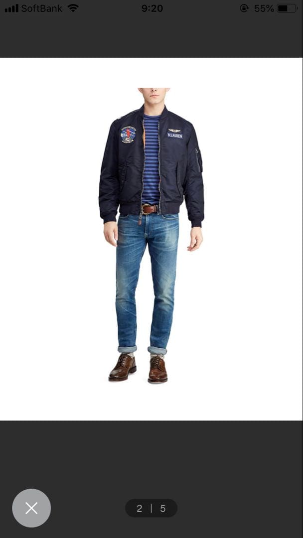 S*n様 正規品POLO RALPH LAUREN ツイル ボンバー ジャケット