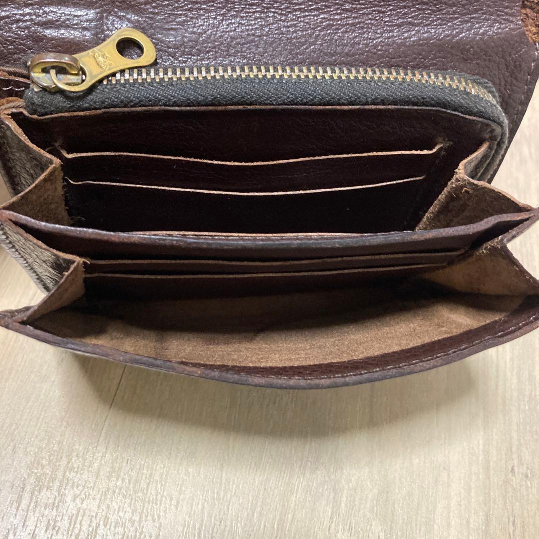 イルビゾンテ 財布 ブラウン 折りたたみ