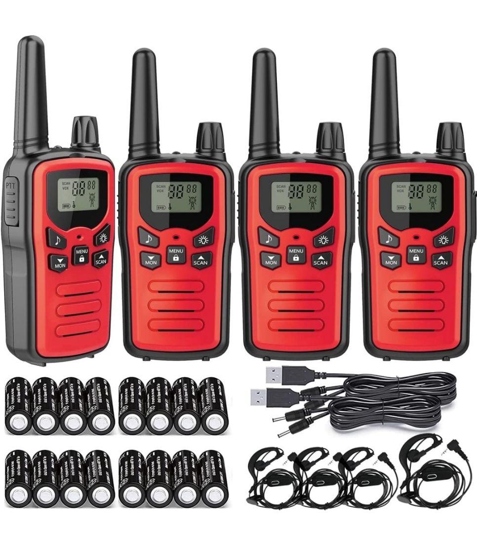 422.050~422.300MHzトランシーバー 4台セット無線機免許不要