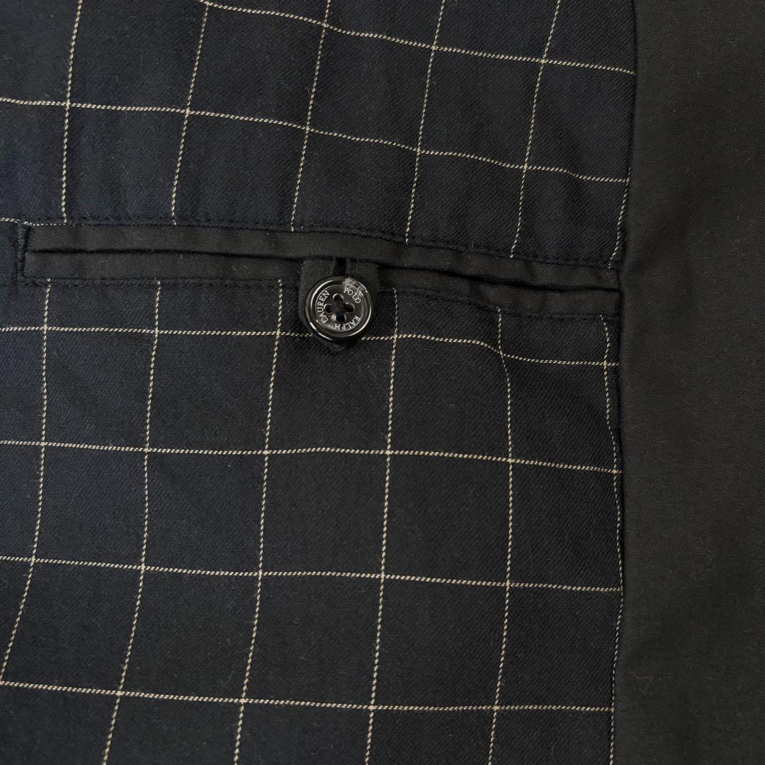 ラルフローレン スウィングトップ　ワンポイントロゴ　ブラック　XLサイズ　古着