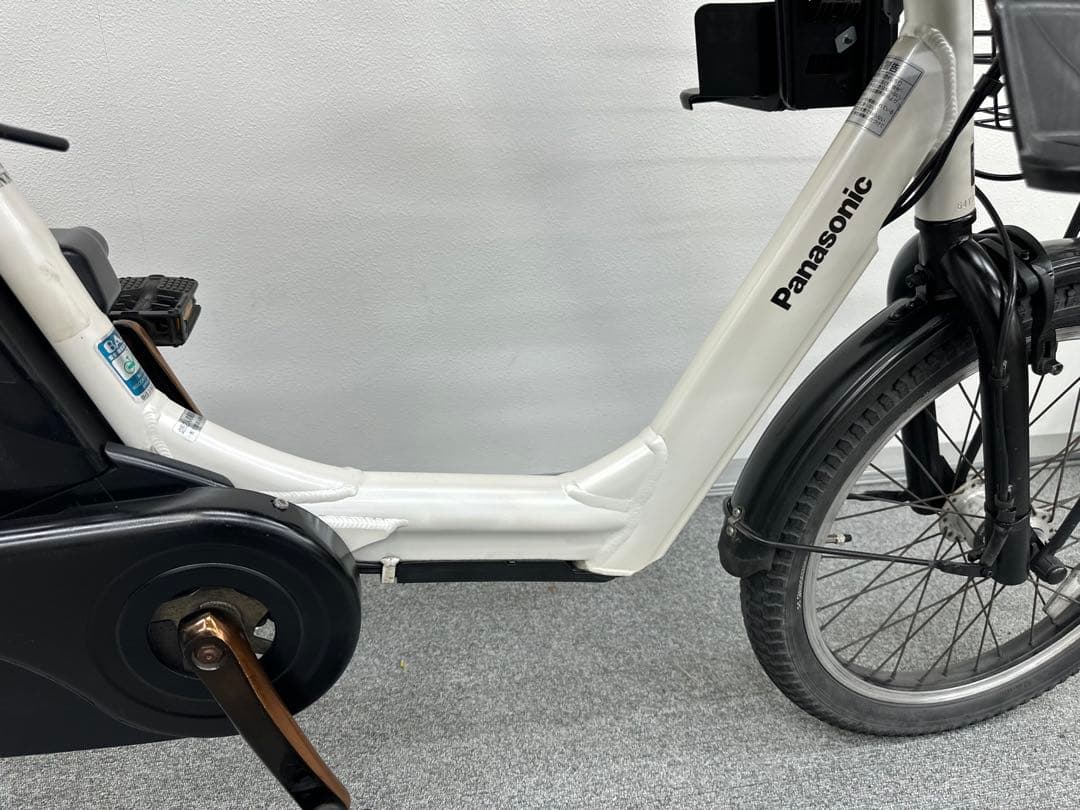 人気な車種3人乗り対応　パナソニックギュットアニーズ　電動自転車　子供シート付き