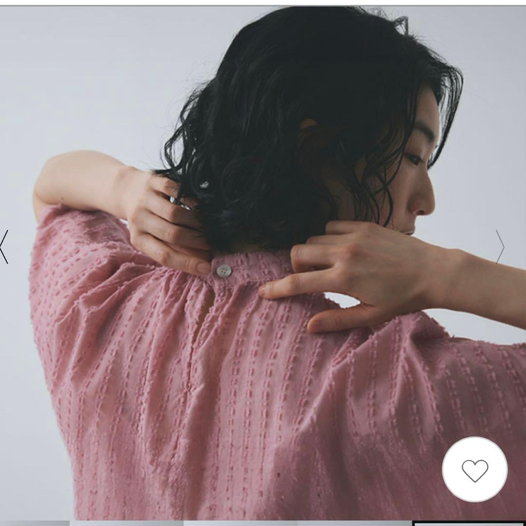 【中川政七商店】ぼかし染プルオーバー・フレンチスリーブ・ブラウス・綿100％